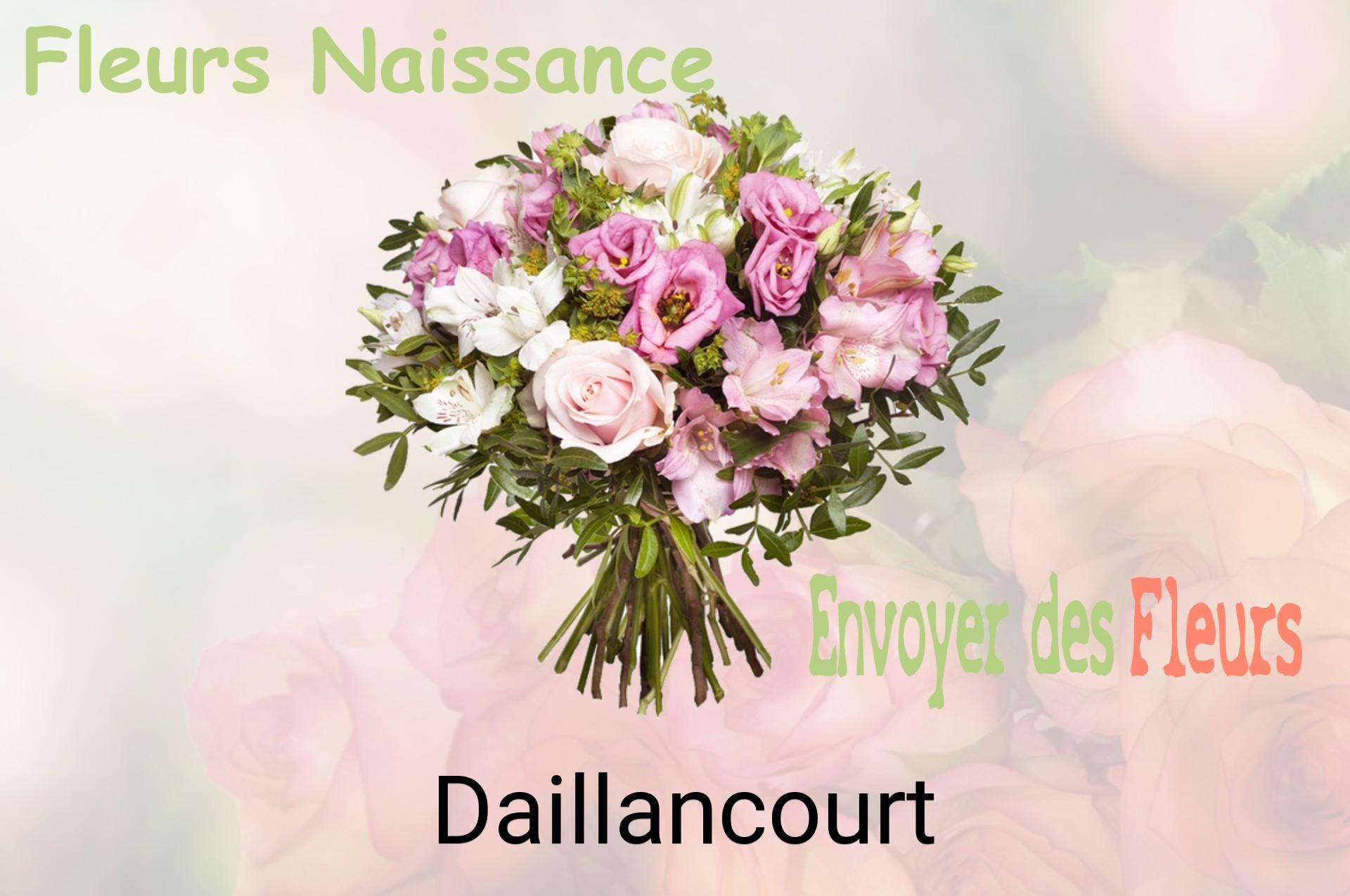 Bouquet de fleurs de naissance livré à Daillancourt